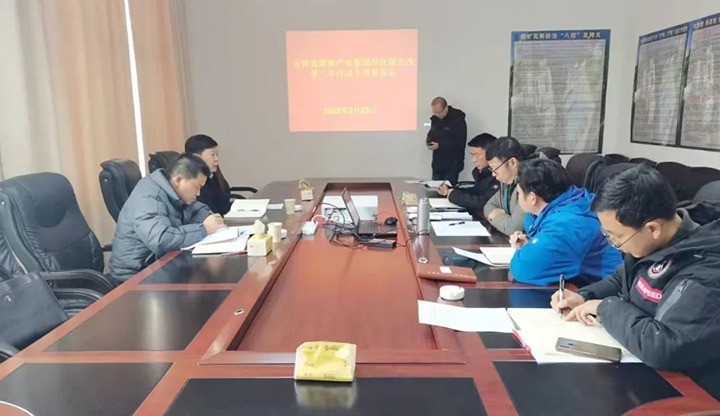 云煤（CA88）集团督导调研组到罗平东城公司督导调研